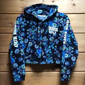 Ulla Johnson & Designers for Democracy made in USA Hoodie Zip Up floral Medium M